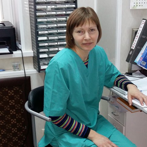 Осмотр животного ветеринаром